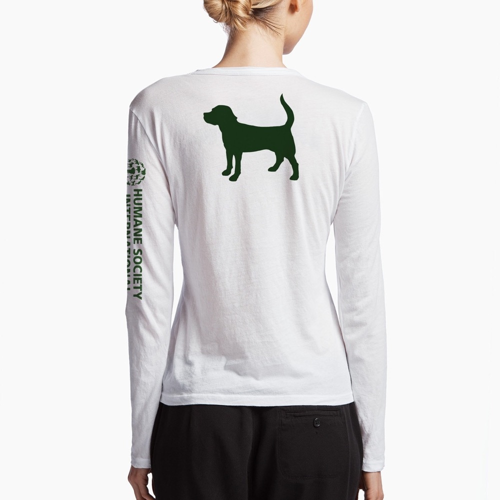 NWT James Perse Charity Long Sleeve Shirt size 2